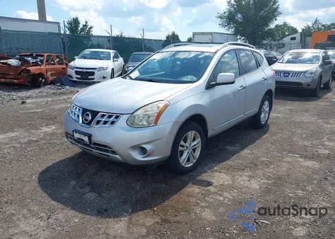 2012 Nissan Rogue Sv из США, поврежденный, VIN JN8AS5MV9CW710490